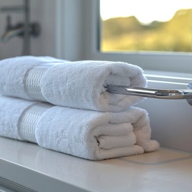 Guide pour fixer un porte-serviette dans la salle de bain à la hauteur idéale