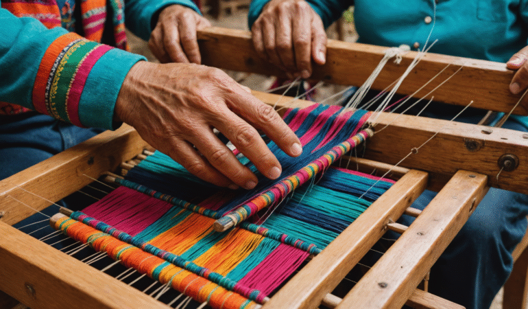 Souvenirs durables : objets naturels- fibres et tissages locaux