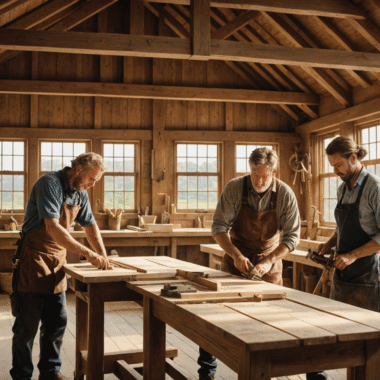 Architecture bois et artisans menuisiers