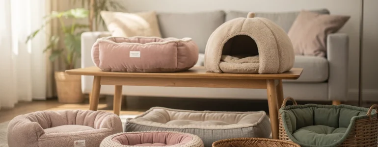 Large gamme de panier pour chat : comment choisir le meilleur couchage ?