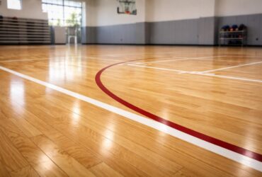 Bois noble pour construire terrains de basket et parquets de gymnases Tarkett