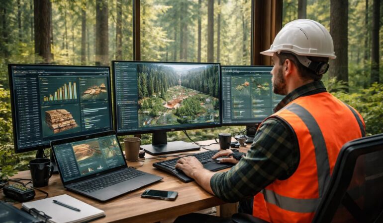 Logiciels de négoce bois avec TimberScan, WoodTrack et LumberMate pour professionnels forestiers Logiciels de négoce bois avec TimberScan, WoodTrack et LumberMate pour professionnels forestiers