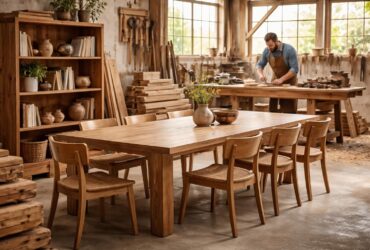 Meubles en bois massif à prix raisonnables avec fabrication locale et achats directs en scierie