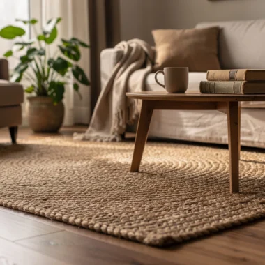 Les avantages d&rsquo;un tapis en jute dans votre intérieur