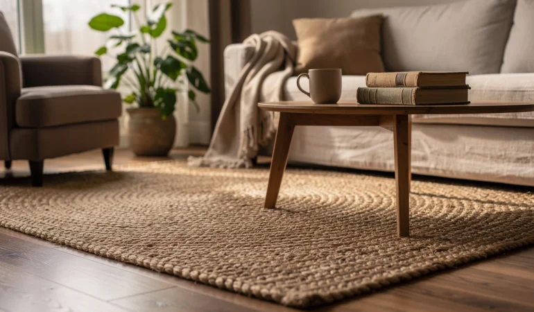 Les avantages d&rsquo;un tapis en jute dans votre intérieur