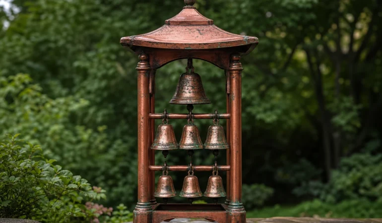 Carillons en cuivre et patine naturelle : une décoration extérieure pleine de caractère Carillons en cuivre et patine naturelle : une décoration extérieure pleine de caractère