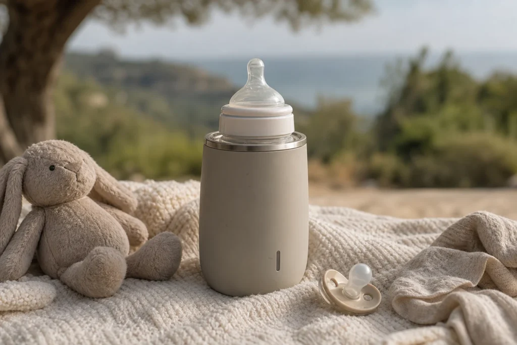 Chauffe biberon nomade : l’allié indispensable des balades avec bébé